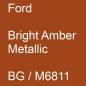 Preview: Ford, Bright Amber Metallic, BG / M6811.